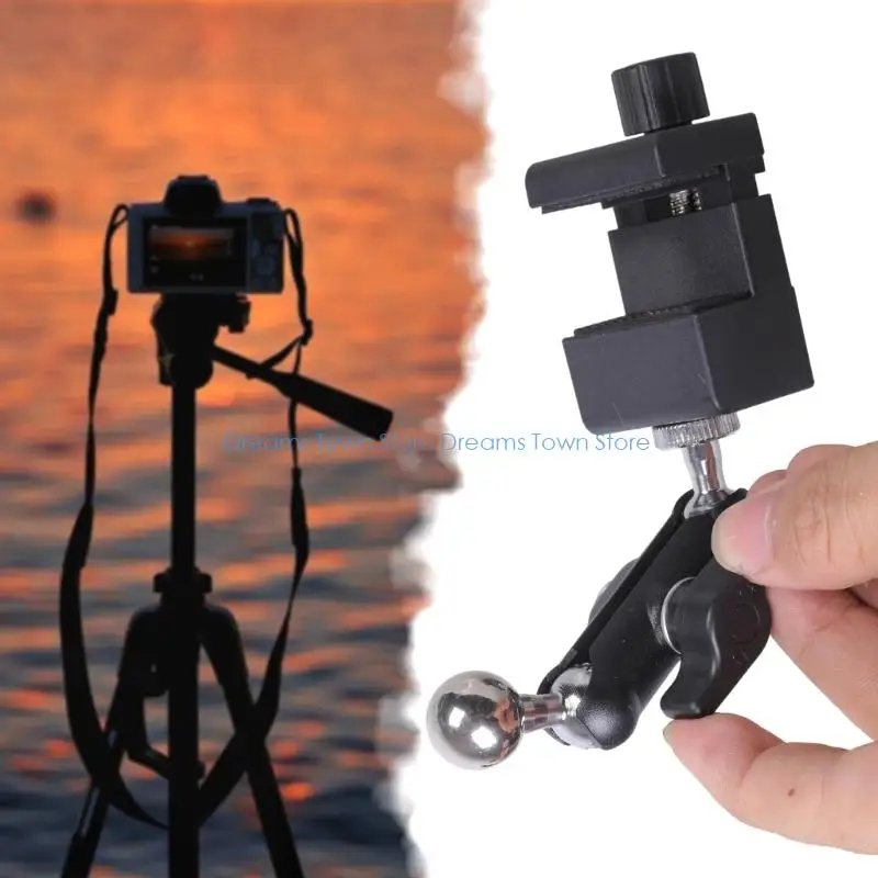 HX6A Регулируемое зажимное крепление для планшета, настольная подставка для телефона в прямом эфире, шаровая головка 17 мм