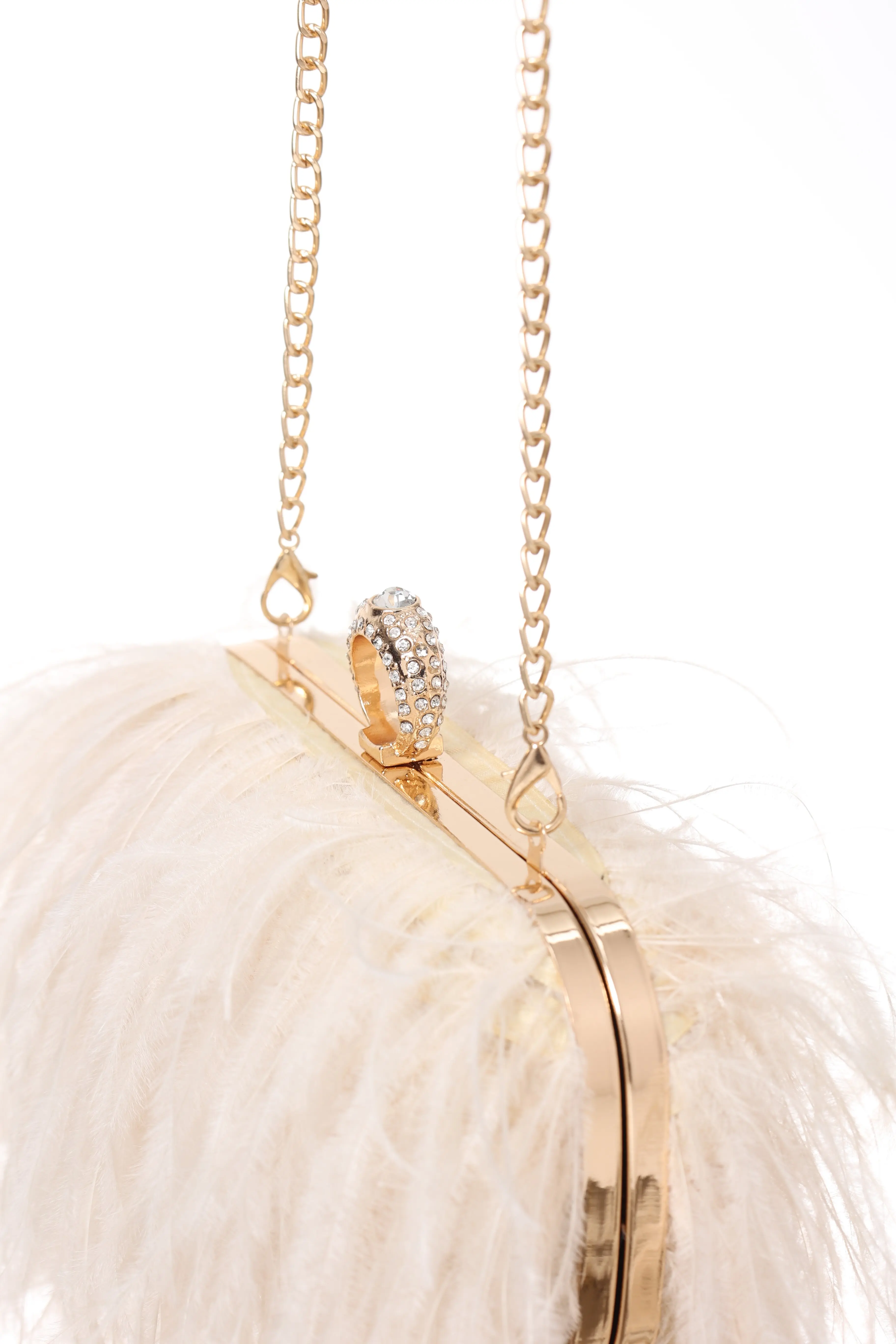 Luxury Real Ostrich Feathers Handbag Pearl Tassel Evening Bags Women's Pouch Purse Pink Green Diamond Clutch Party Messenger Bag