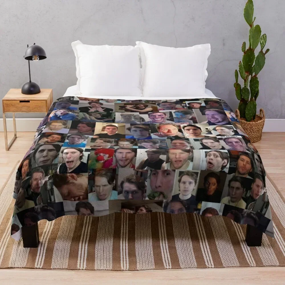 

Jerma Collage Throw Blanket Beautifuls Picnic halloween Large Blankets
