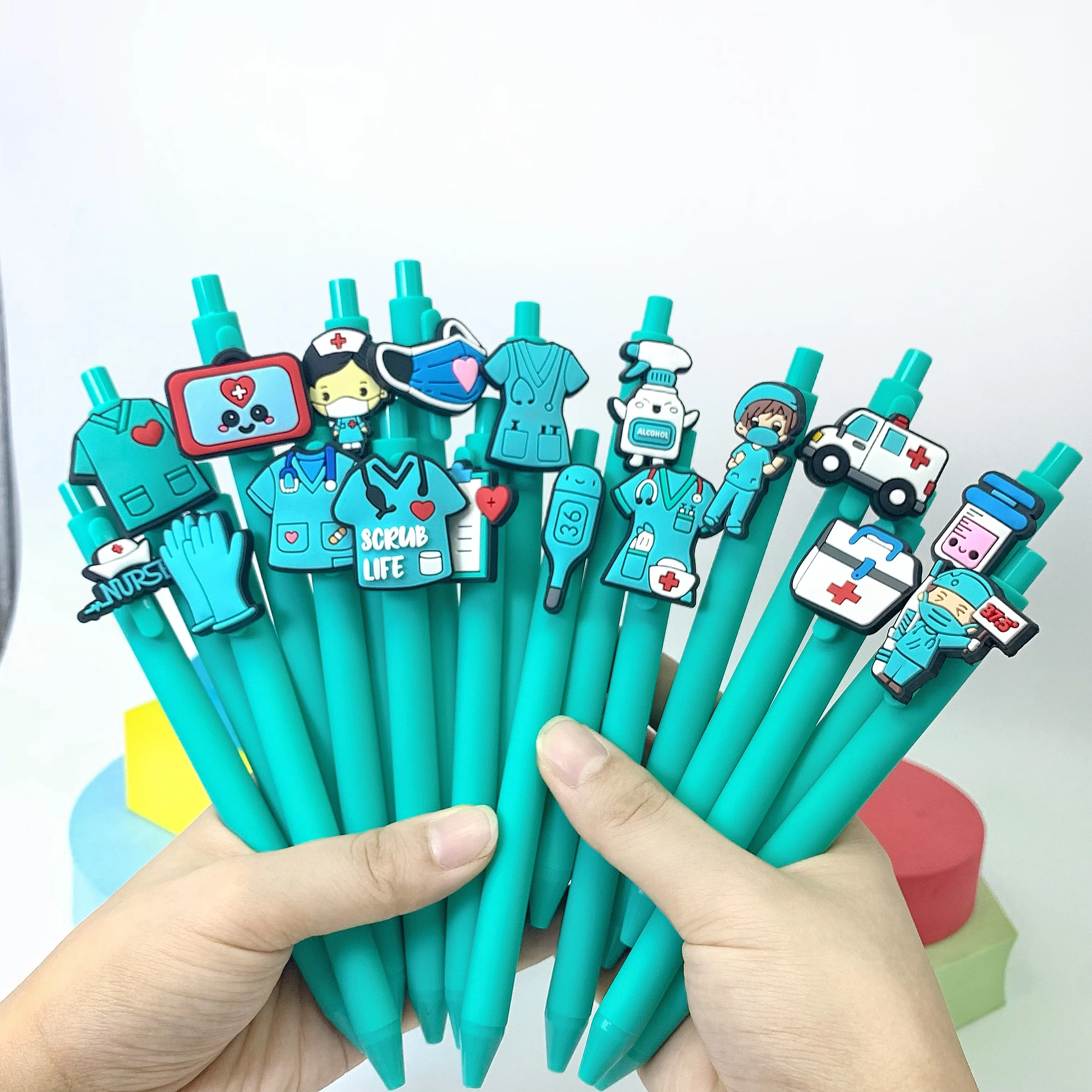 

Набор из 5/15/25 штук: ручки-роллеры и перьевые ручки для школы и медицинских учреждений, специальные ручки для студентов и преподавателей.