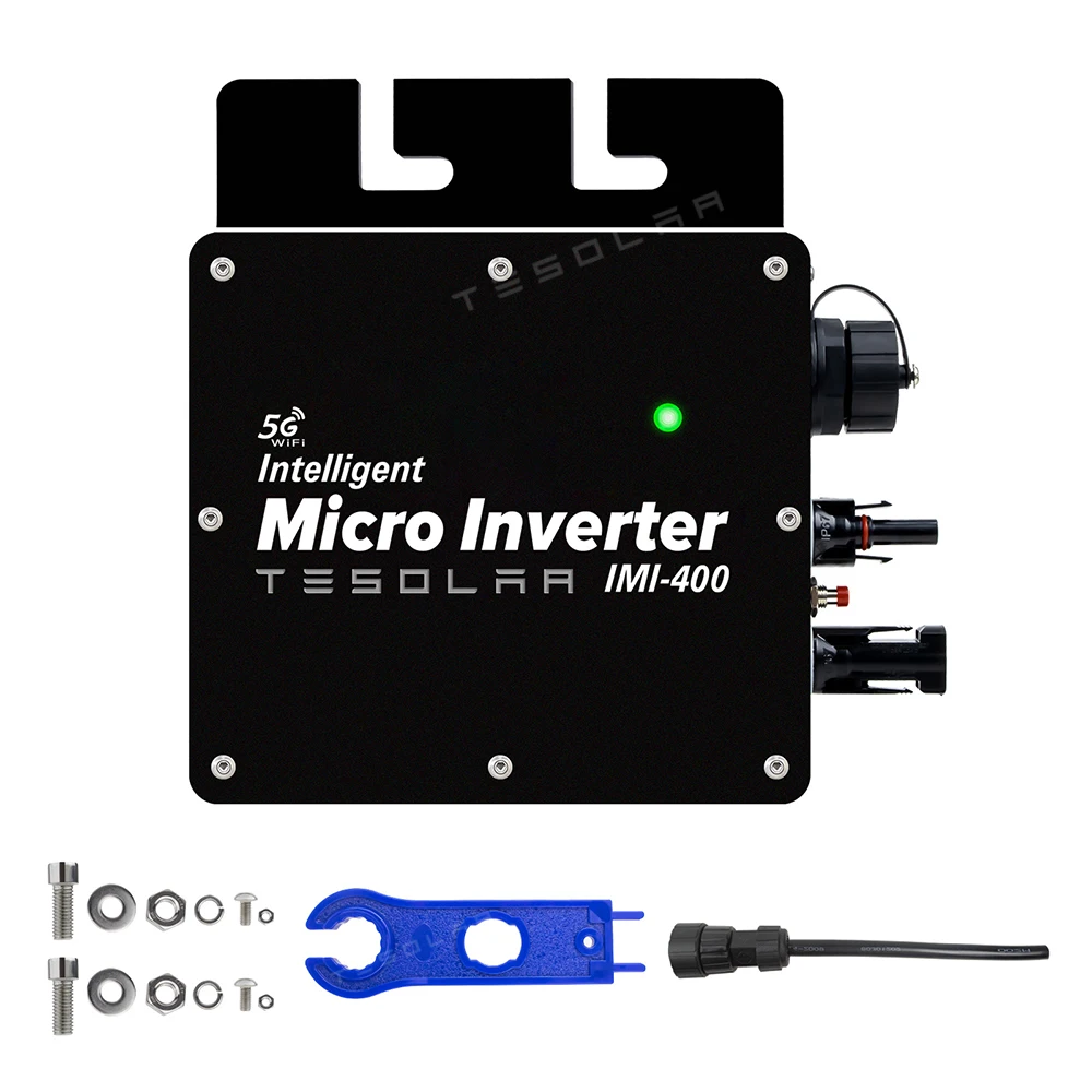 Imagem -02 - Micro Inversor Solar Mppt Grid Tie 400w 220v 220v 220v 50v dc Onda Senoidal Pura Micro-inversor com Wifi para o Sistema de Energia Fotovoltaica do Painel Solar