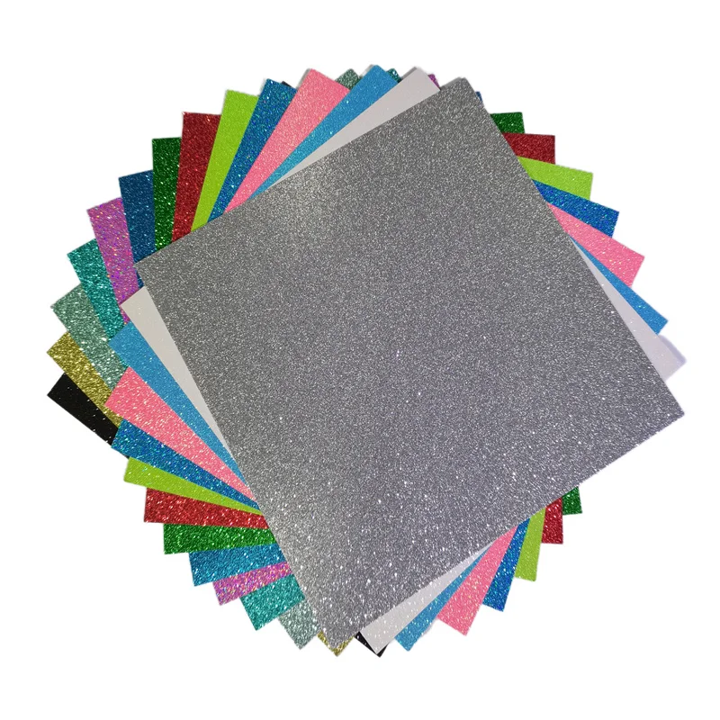 Glitter Cardstock Paper, 120 Sheets, 110lb 300 GSM 12x12 Inch Size Can Mix Colors