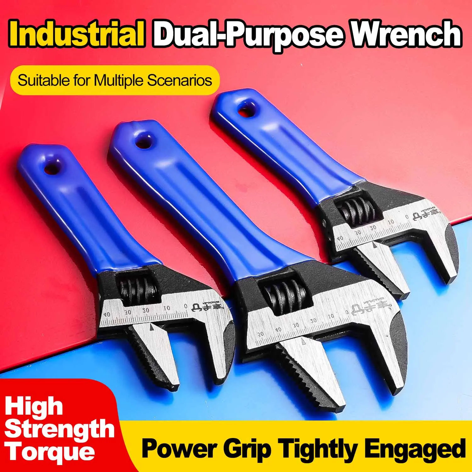 

Ключ с короткой ручкой, колесо с храповым механизмом с большим отверстием, регулируемый моторный ключ с большим отверстием, для удержания трубопроводов в ванной комнате