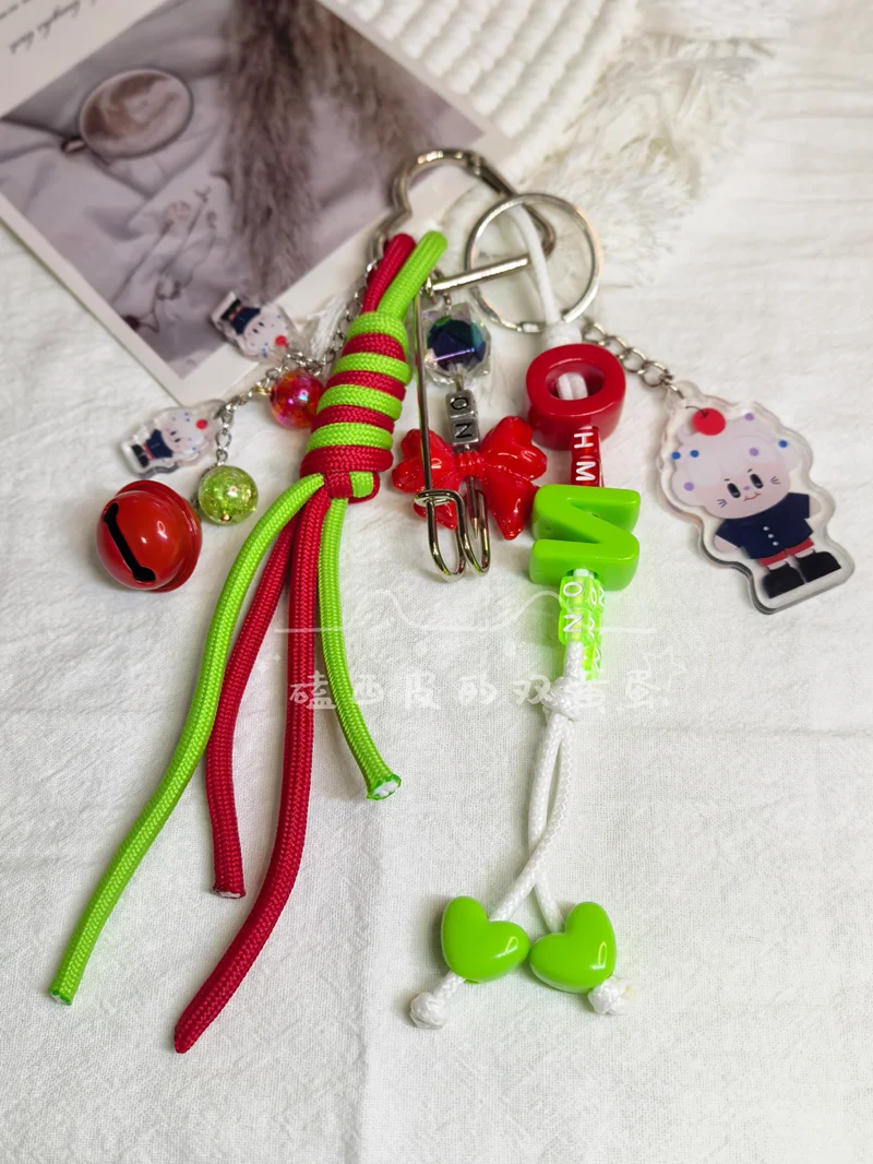 

Handmade Thai Drama Bad Bubby Series BadBubbySeries Nanon Nilk Nhake Car Key Accessories Pendant Bag Keychain for Women