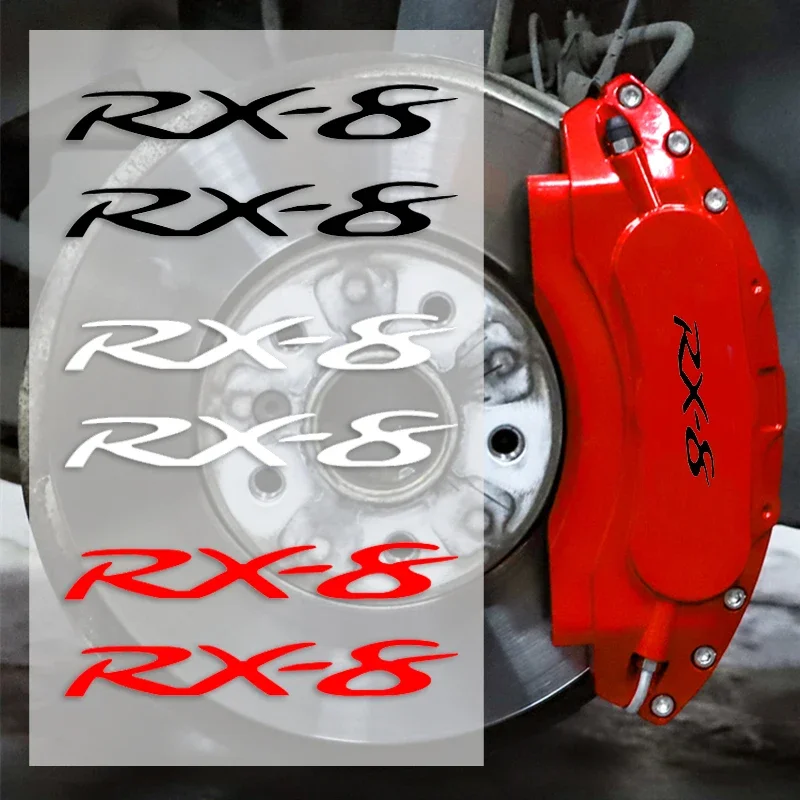 6pcs/set Car Brake Caliper Cover Decal Decoration for RX8 SKYACTIV RX7 CX-3 CX-4 CX-6 CX-5 CX7 CX8 CX-9 CX-30