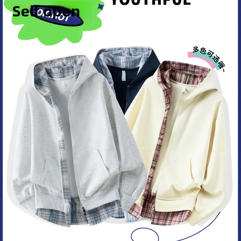 

Loose Long Sve Hoodie ex Spring Autumn Trendy Streetwear Casual Comfortable Polyester Cotton Sweatirt for Men And Women