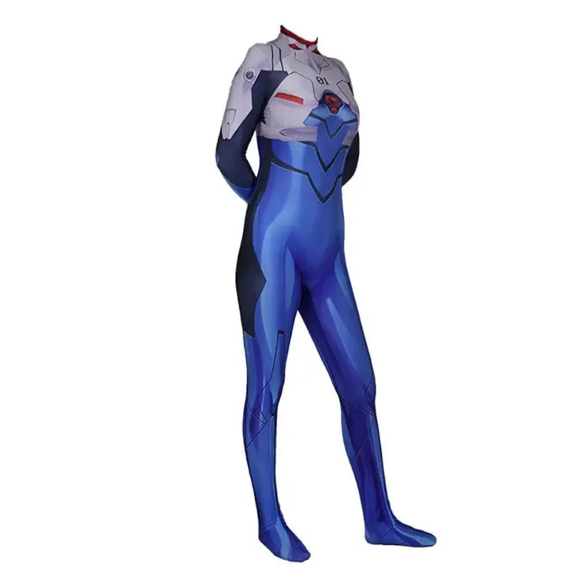 Ikari Shinji przebranie na karnawał Halloween chłopcy mężczyzna body Shinji Plugsuit superbohater Catsuit Zentai garnitury dorośli dzieci