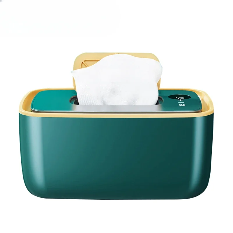 

L # Electric Baby Wet Tissue Dispenser Paper Case Napkin Heating Storage Box Warmer Temperature Control Thermostat Wipes Heater