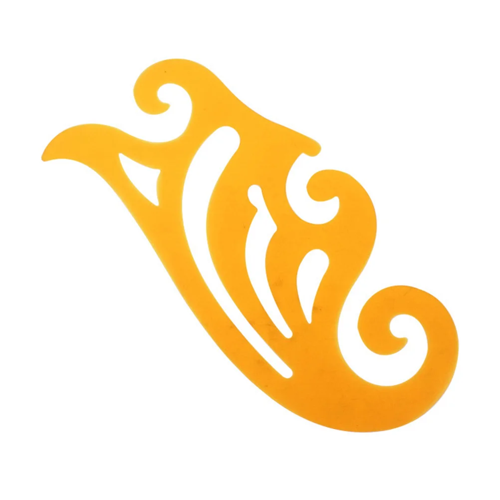 Прецизионная швейная линейка, многоугольная кривая конструкция для одежды, инструмент для лоскутного рисования, модный дизайн, долговечный пластик