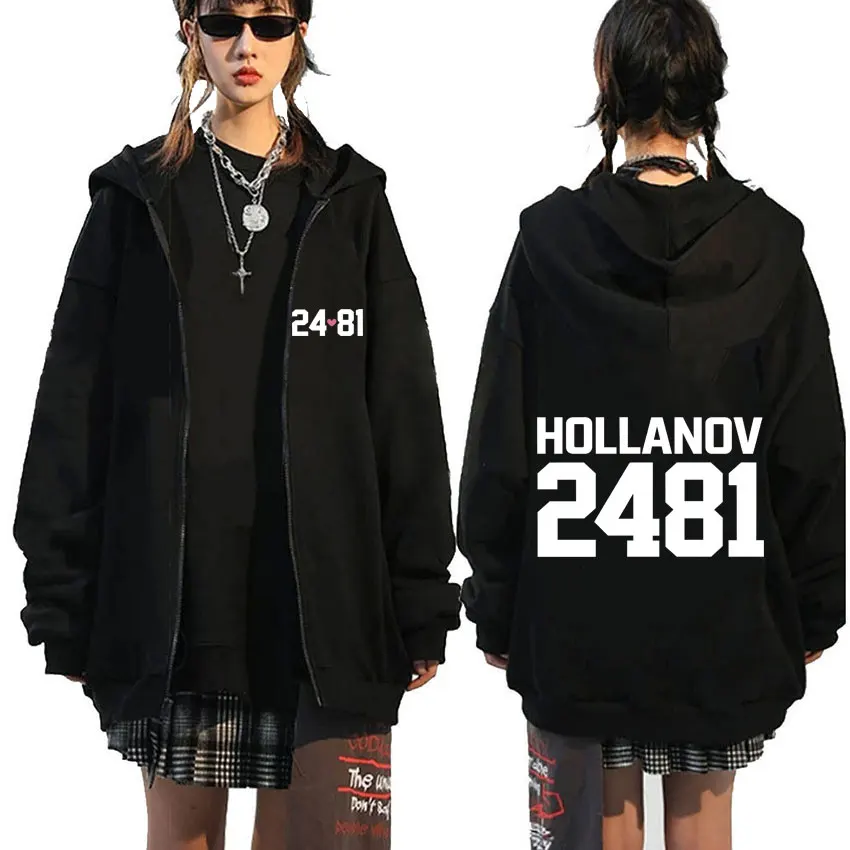 

Heated Rivalry Shane Hollander‌ Ilya Rozanov Hollanov 2481 Merch Zipper Hoodie Men Women Clothing Fashion Casual Zip Up Jacket