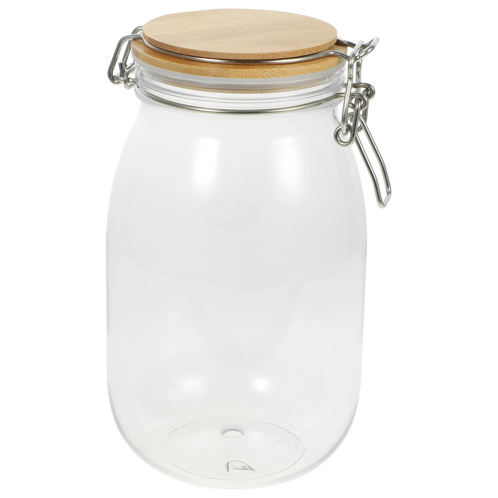 

Clear Large Capacity Storage Jar Airtight Sealed Canister for Kitchen Food Storage Grains Coffee Beans Food Containers