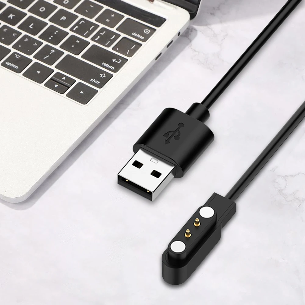 المغناطيسي USB كابل شحن مهايئ شاحن سلك الطاقة 2-Pin ساعة ذكية كابل الشاحن 1.2 متر ل CMF ساعة برو 2/CMF ساعة برو 1