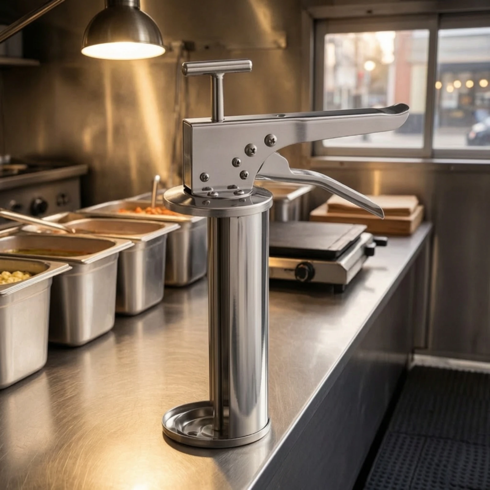 Sauce Dispensing Portion Control Sauce Dispenser Compact Food-Grade for Chefs, Commercial Kitchens, Burger Shops view 4