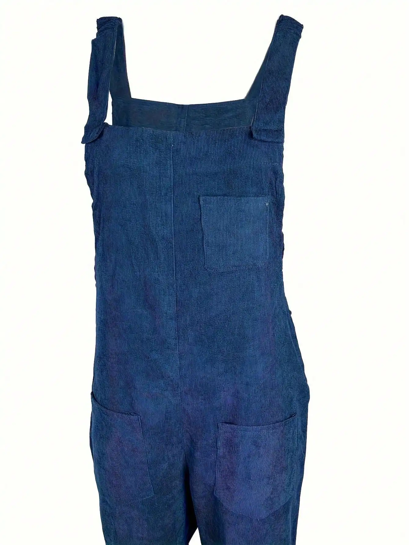 Y2K & Boho Vibes Women's denim overalls with pockets, loose button - down wide - leg casual jumpsuit