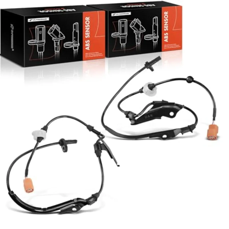 

Front Left/Right ABS Wheel Speed Sensor Pair Kit for 2003-2007 Honda Accord and 2004-2008 Acura TSX Sedan - Replacement Fits OE