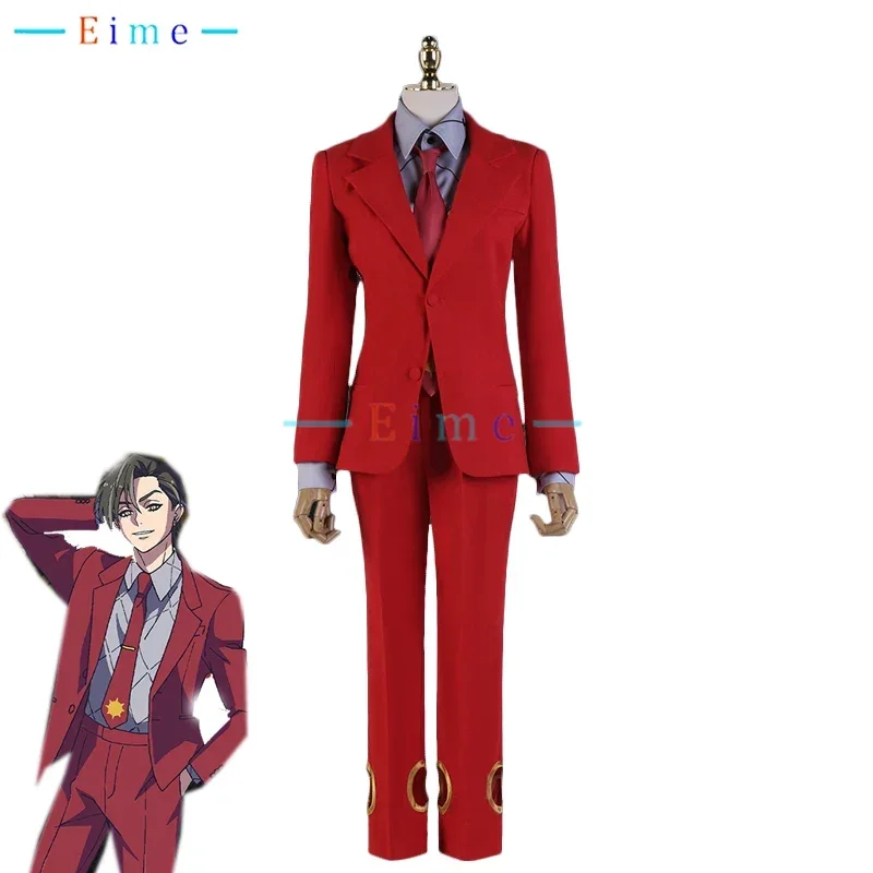 Anime HIGH CARD Chris Redgrave Cosplay Costume Fancy Party Clothing Formal Suit Halloween Carnival Uniforms Custom Made