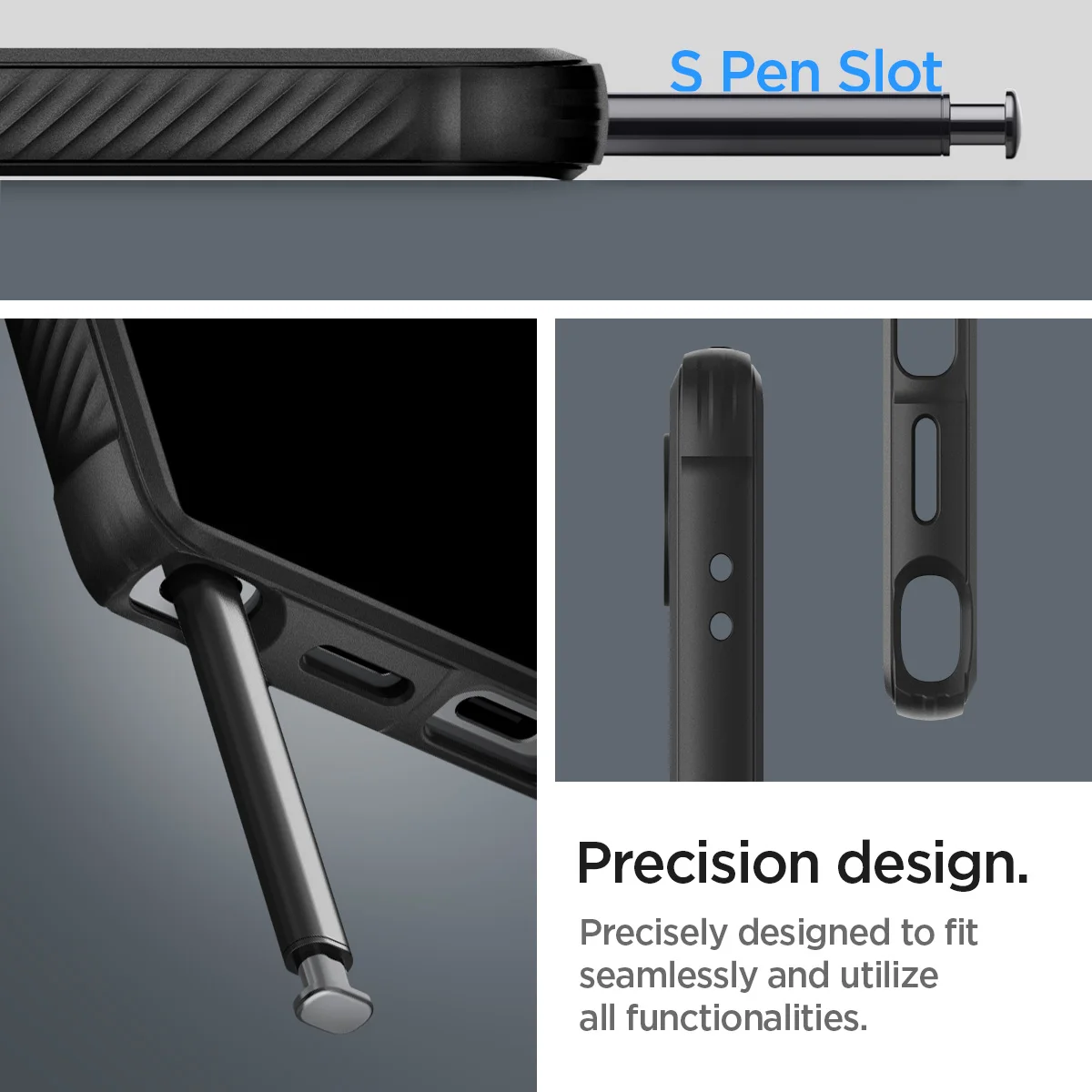 Etui Spigen Rugged Armor do Samsunga Galaxy S24 Ultra — zdjęcie produktu 5