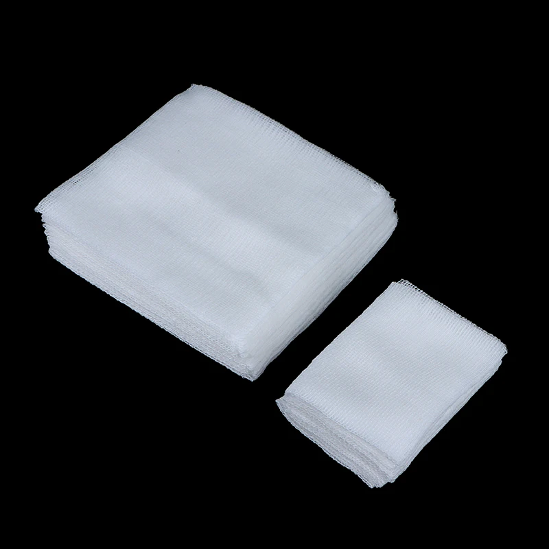 Imagem -02 - Não-tecido Algodão Gaze Pad Ferida Cuidados Suprimentos Estéreis Toalhetes de Maquiagem Bandage Aid Primeira Esponja Medical Esponjas Pad Face Swab 10 Pcs