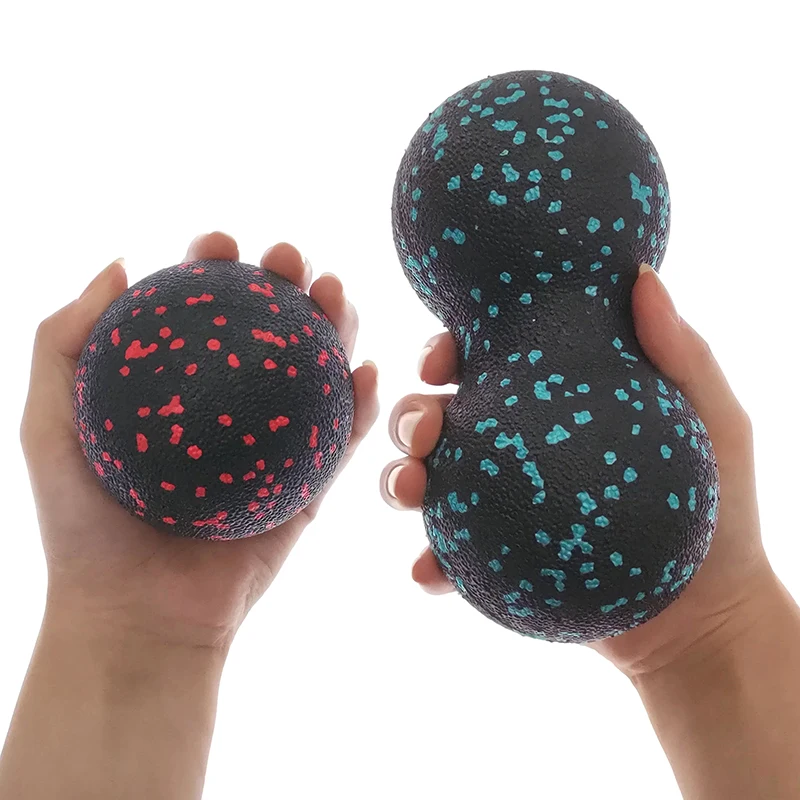 EPP Lacrosse Myofascia topu fıstık masaj topu yüksek yoğunluklu hafif spor vücut fasya egzersiz ağrı rahatlatmak Yoga topu