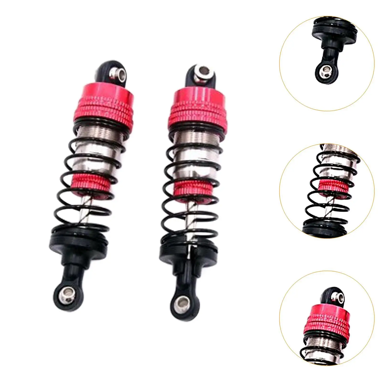 2x RC カーショックアブソーバーアクセサリー修正交換用油圧ショック