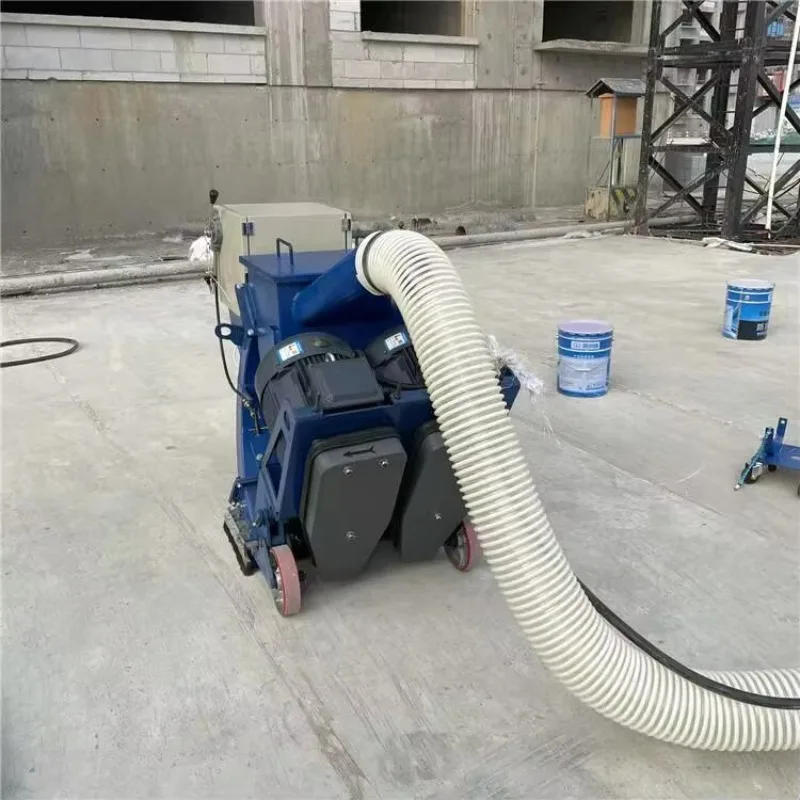 YG550 Engine-Powered Shot Blasting Machine CE Certified High Efficiency Portable Mobile Movable for Burnishing Steel Shot - view 5