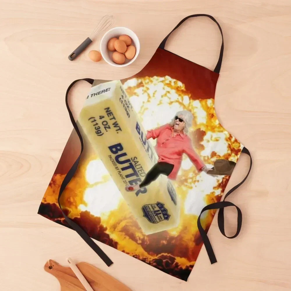 

Paula deen riding things butter stick tactical nuke Apron professional hairdressing for women with pocket Apron