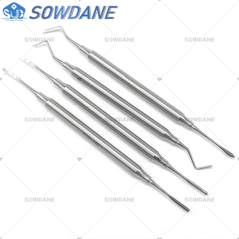 Dental Stripper Perio with Saw Tooth Dental Periotome set Serrated Tip Contouring Placement Periodontal Surgical Implant Tool