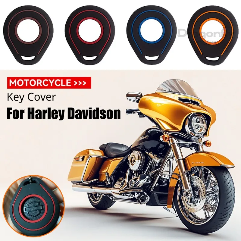 Key Case for Harley Davidson Softail Sportster VRSC Touring X48 883 1200 Street Glide Motorcycle Car Cover Holder Keychains