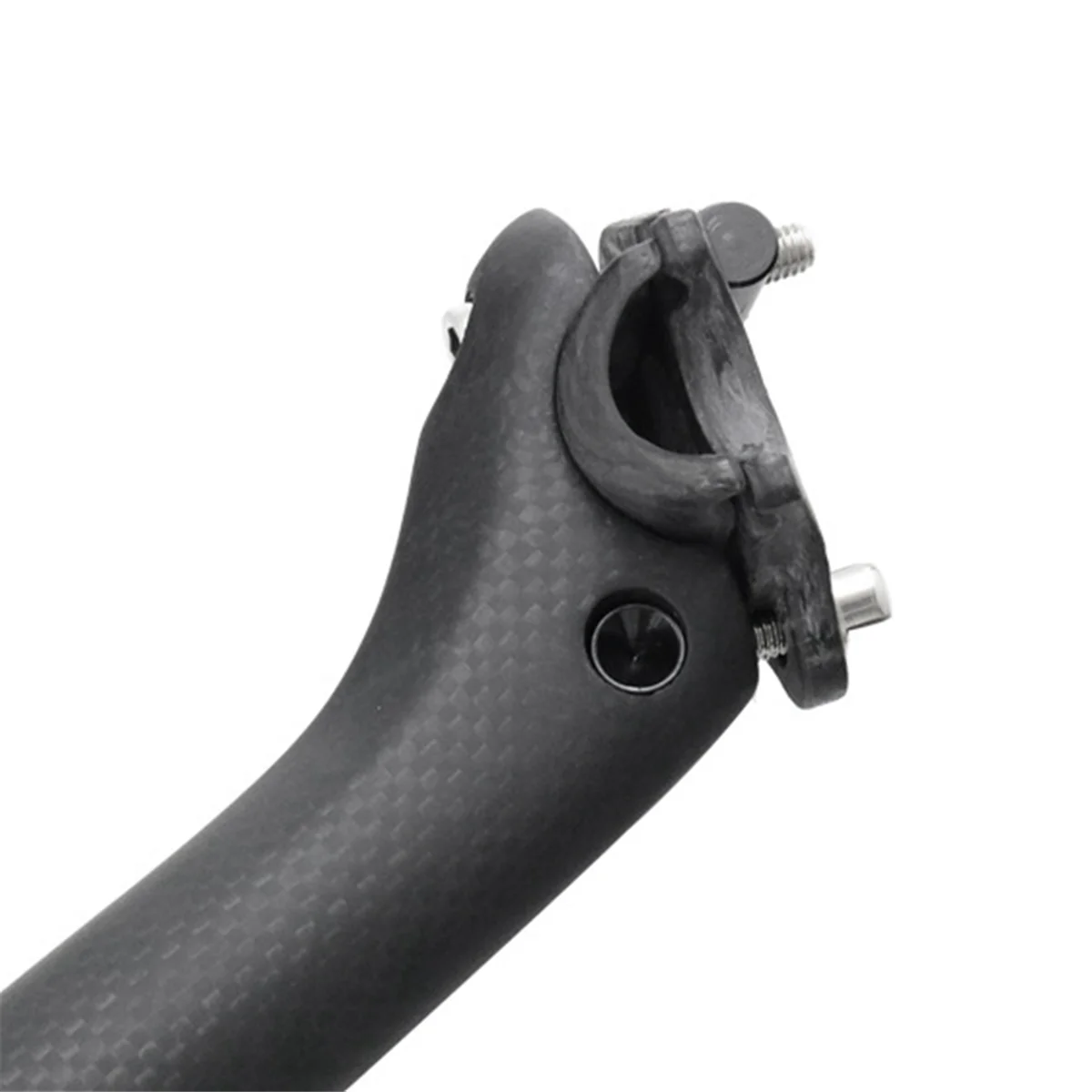 AA91 Carbon Fiber Seatpost Clamping Base Cover Accessories Mountain Road Bike Seatposts Top Cap for Rear Seat Post