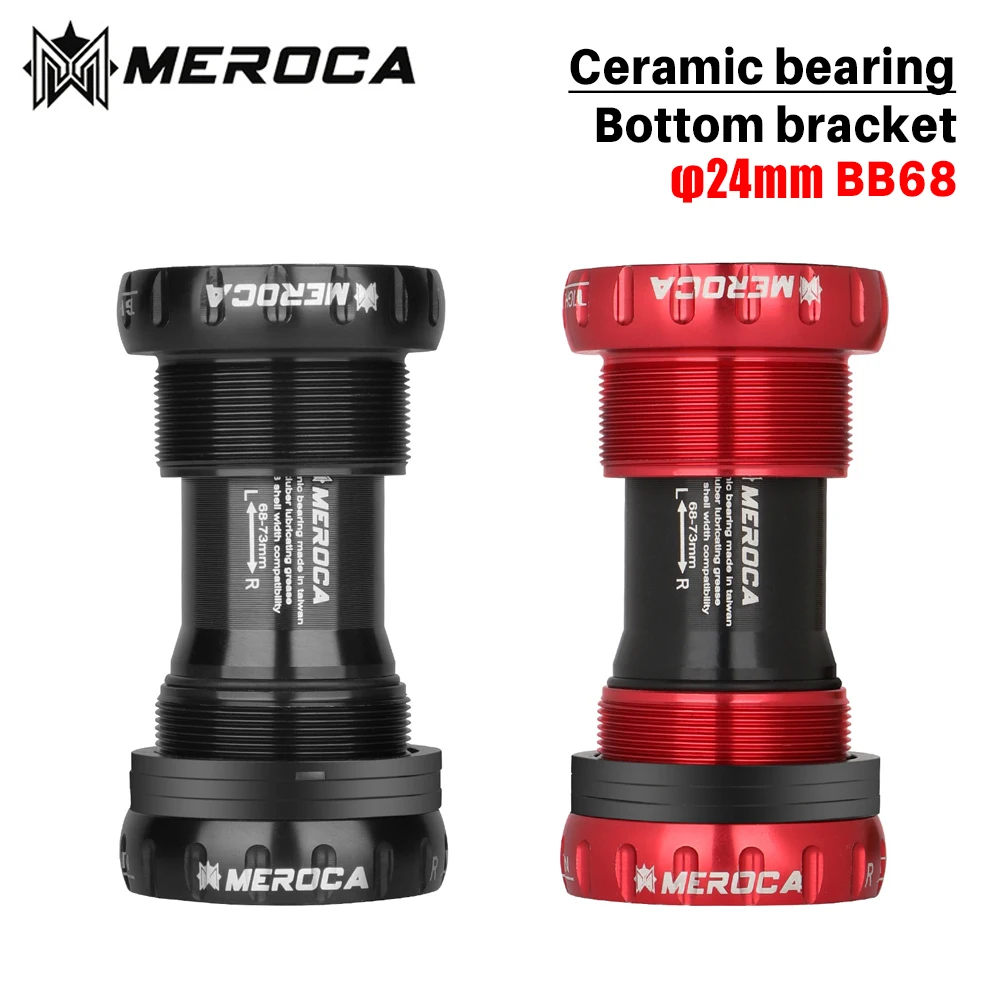 BSA Bicycle Bearing Bottom Bracket BB68 mtb Mountain bike holowtech central movement bearing 68-73mm Ceramic shaft