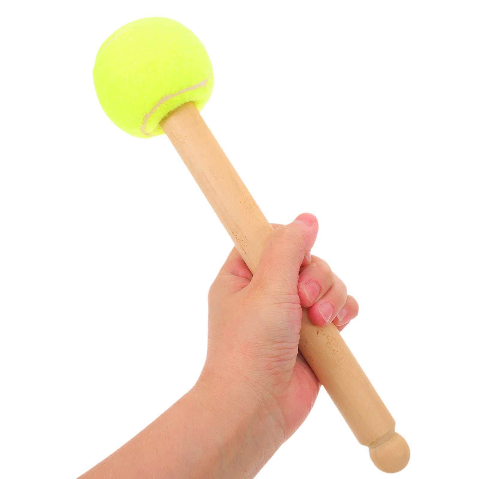 

Baseball Head Drumsticks Wooden Handle for School Bands Students Marching Percussion Accessories Powerful Sound Reusable Drum