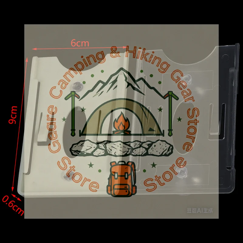 2 قطعة حامل بطاقة العلامة التجارية الجديدة لزجاج الزجاج الأمامي حافظة بطاقة الهوية الممغنطة المتينة #5