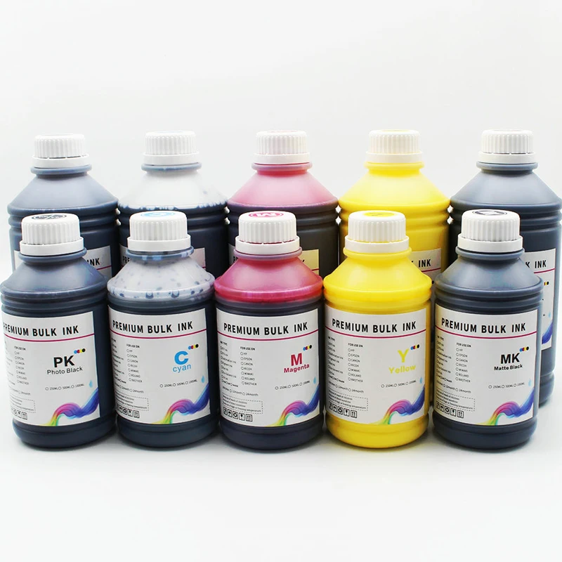 T5801-T5809 500ml Refill Pigment Ink Compatible for Epson Stylus Pro 3800 3800C 3880 3885 3890 P808 P800