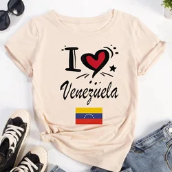 Venezuela tshirt women manga t-shirts girl comic funny clothes