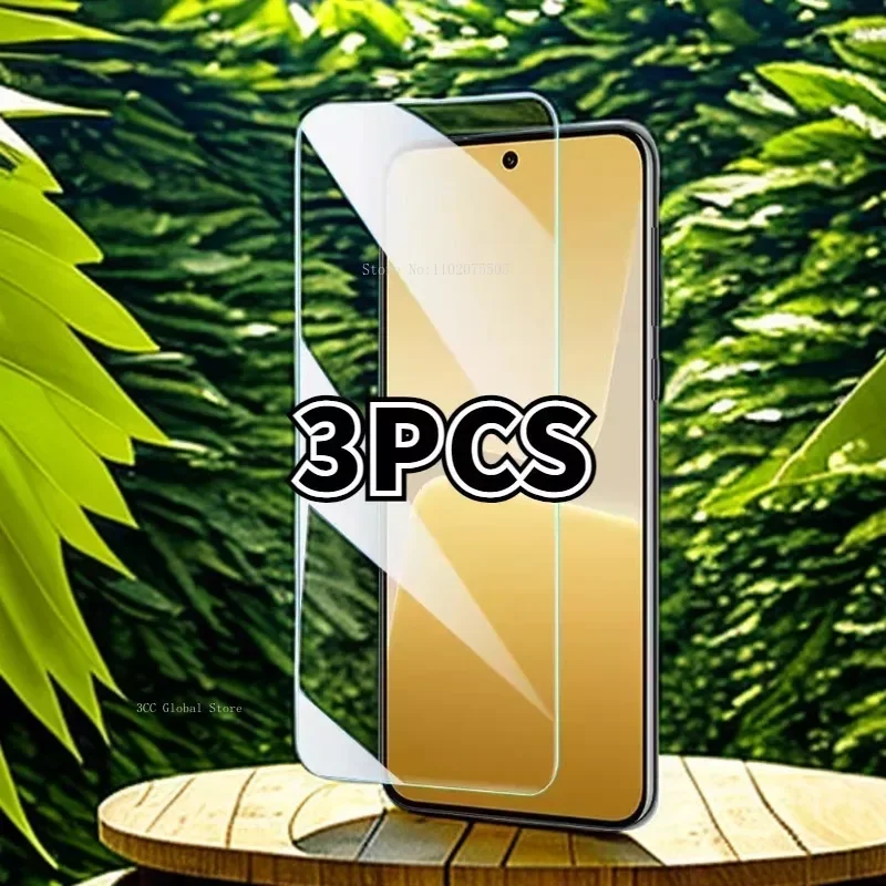 

3Pcs Screen Protector For Xiaomi 14 13 13 Pro 11 12T Redmi note 13 Pro Plus Tempered Glass For Mi 9 Pro Protective Film