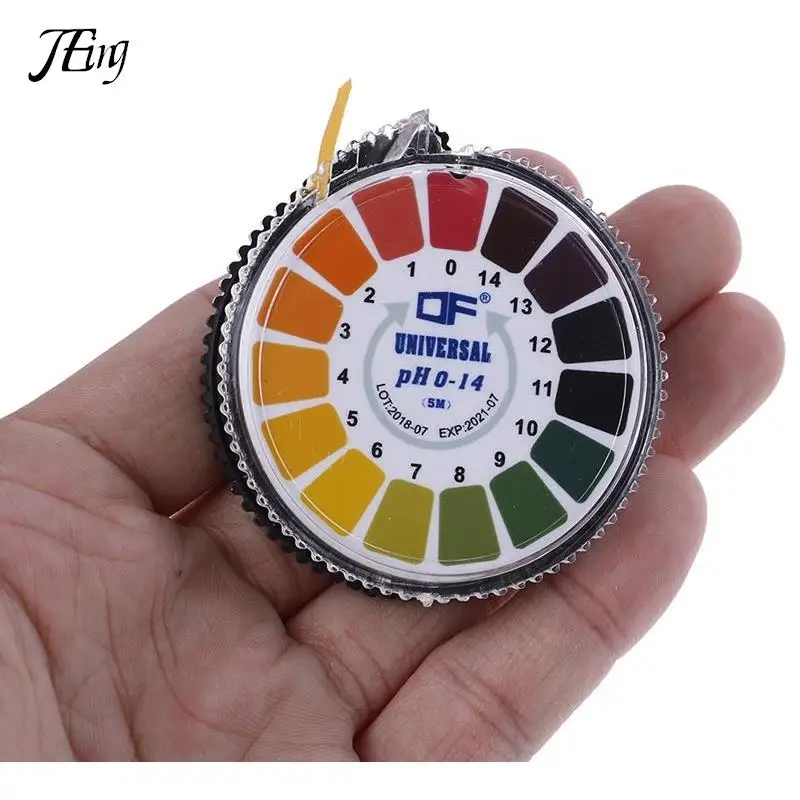 5M Alkaline Acid Indicator Meter Test Paper Roll 0-14 1-14 PH Meters For Water Urine Saliva Soil Litmus Accurate Measuring