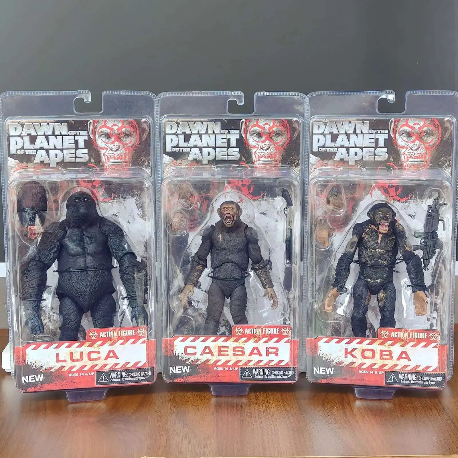 جديد سيزر كوبا لوكا قرود الشكل البلاستيكية جمع شخصيات الفيلم المقتنيات نماذج اللعب. #6