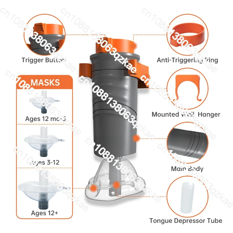 

Automatic asphyxiation rescue anti-asphyxiation device aiway throat blockage blockage clearance manual suction emergency