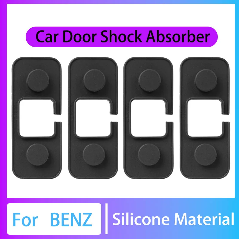 

4PCS For Benz E/C/A Class Cla Glb Gla Glc Door Lock Protective Cover Car Silent Damping Pad Silicone Decorative
