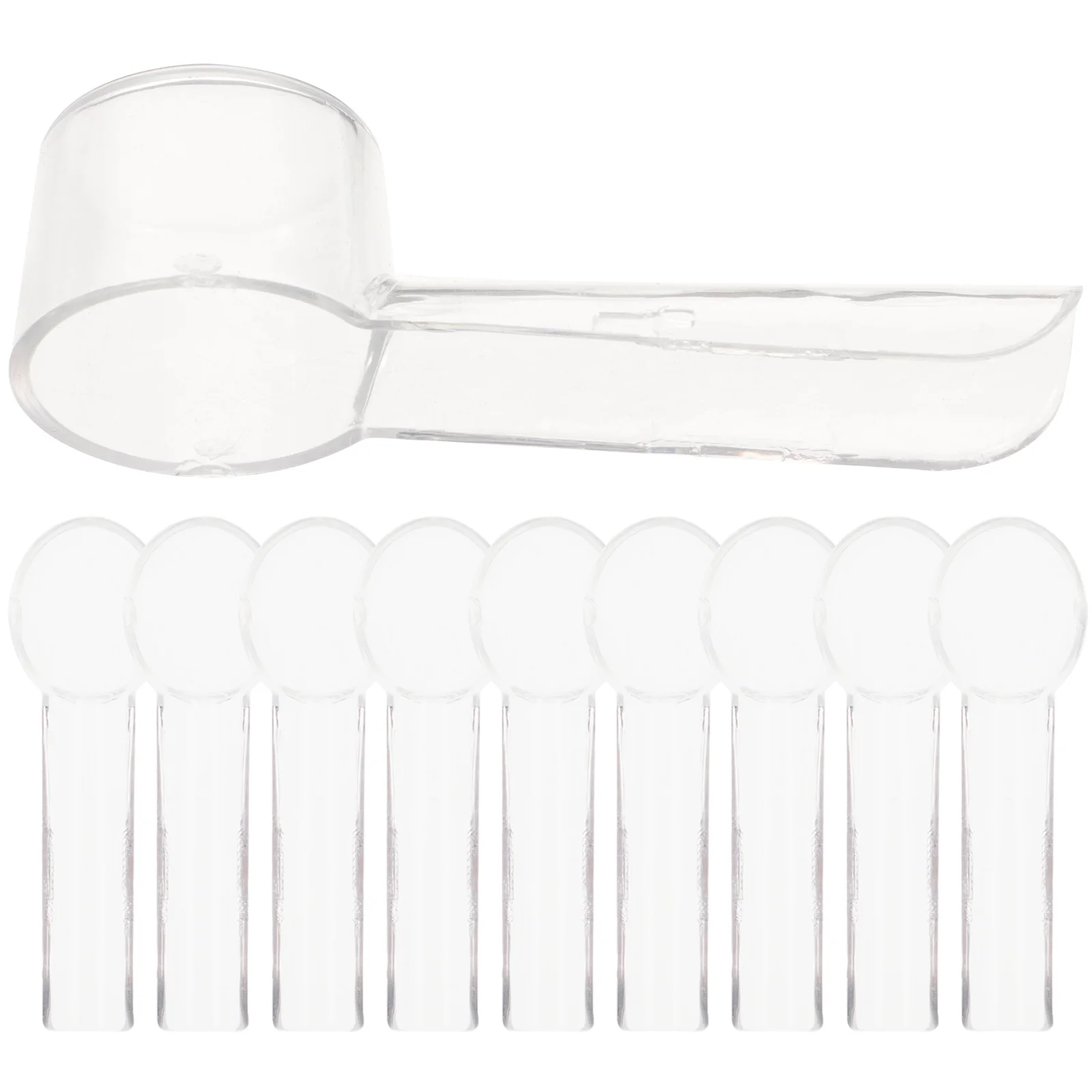 

10 Pcs Toothbrush Head Caps Protective Dust Covers Brush Heads Travel Accessories Oral Care Hygiene Boxes
