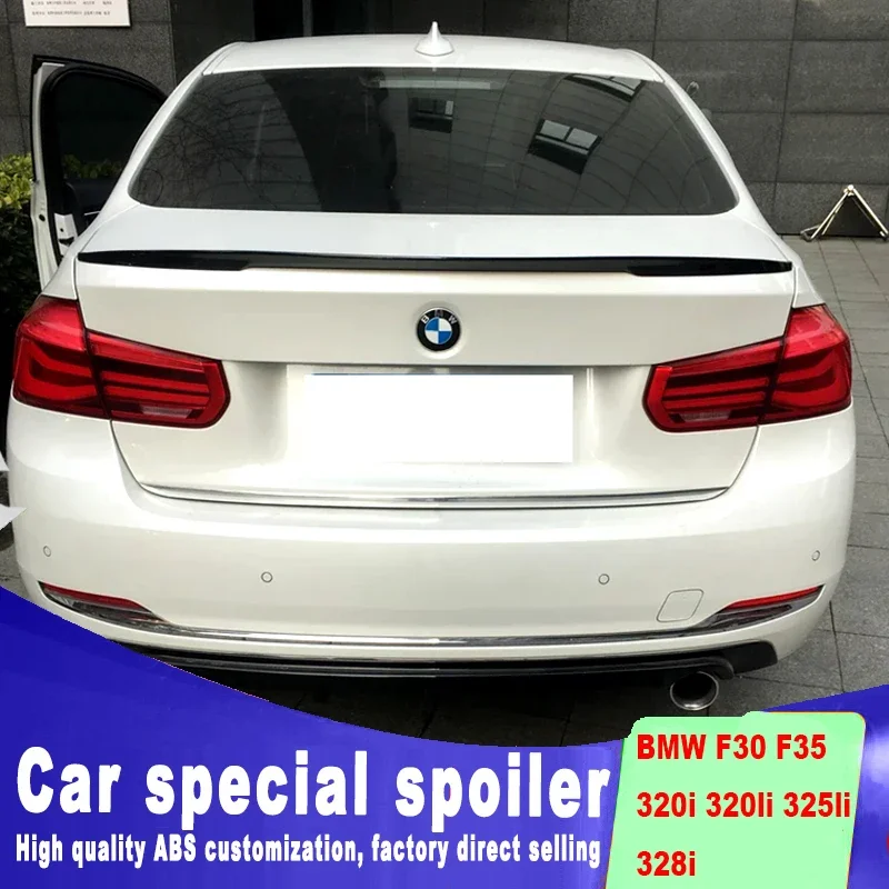 New Design 2013 2014 2015 2016 2017 2018 For BMW F30 F35 20i 320li 325li 328i Spoiler Wing Lip  By High Quality ABS Body Kit