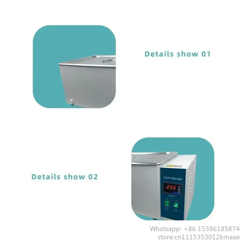Vequyn 12L Digital Laboratory Water Bath with Thermostatic Control and LCD Display