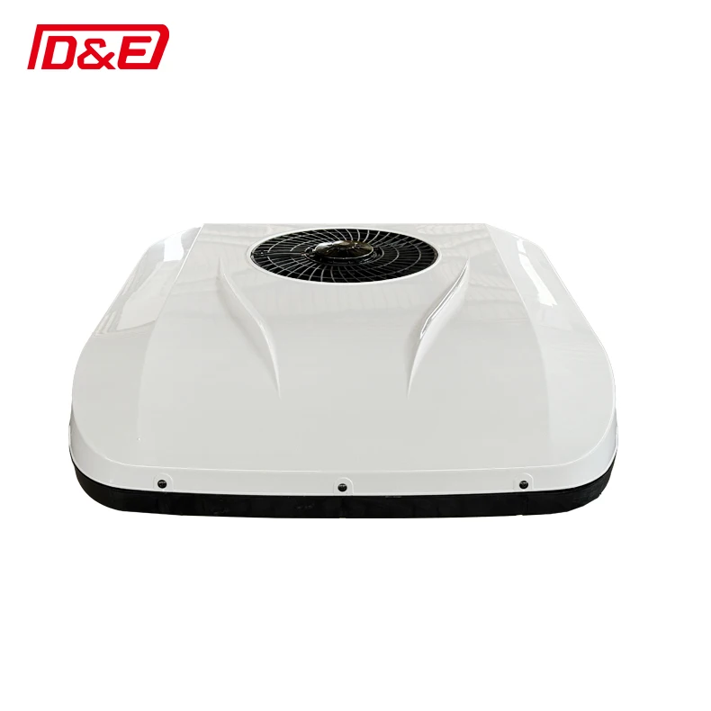 12v 24v Roof Top Integrated Parking Air Conditioner For Truck RV Campervan Led Light APU Brushless Fan High Cooling Capacity