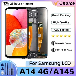 A145P For Samsung Galaxy A14 LCD Display Touch Screen Digitizer Assembly For Galaxy A145 LCD SM-A145M/DS A145R LCD Replace