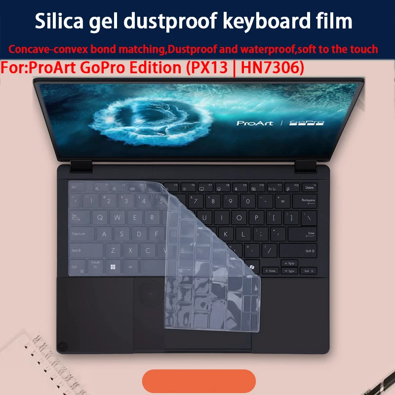 For New ASUS ProArt GoPro Edition PX13 HN7306 Keyboard Film Touch Notebook Screen Protective Film Anti-blue Film Matte Film