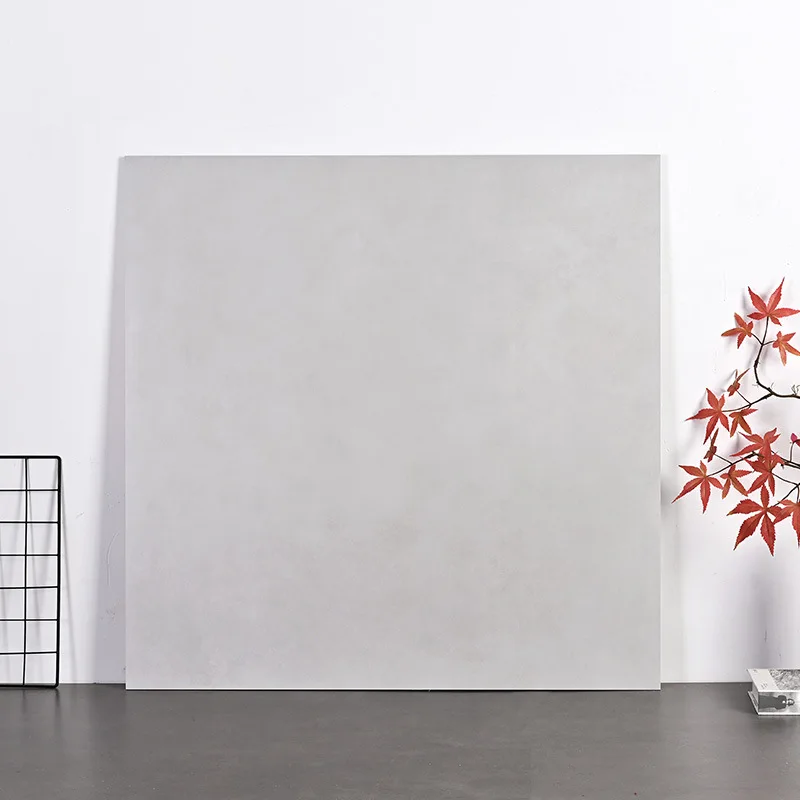 Foshan800x800Piastrelle per pavimenti in tinta unita leggera e morbida Piastrelle lucide per soggiorno800*800Piastrelle per pavimenti antiscivolo in porcellana completa