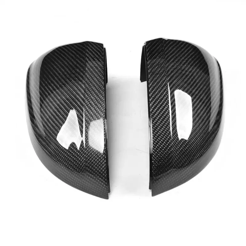 2017 Direct Replacement Carbon Mirror Covers for AUDI A4 B9 with Side lane Assist Hole