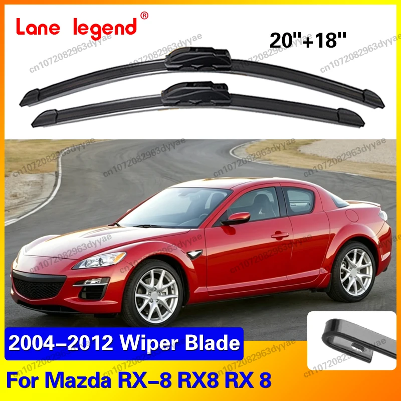 

2PCS Car Wiper Blades for Mazda RX-8 RX8 RX 8 2004 - 2012 Front Windscreen Windshield Double Rubber Car Accessories ﻿
