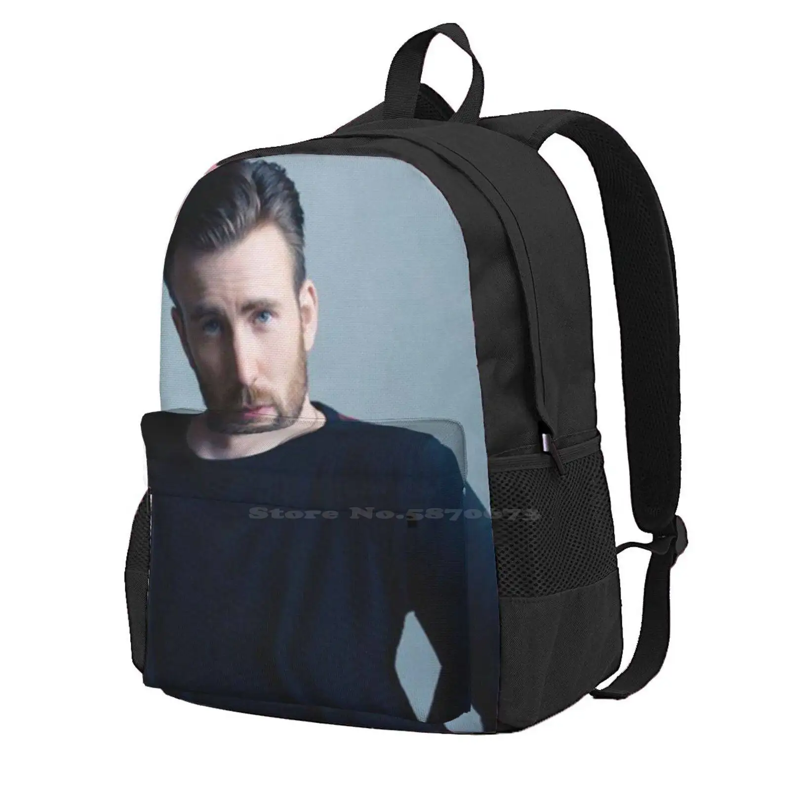 Chris Evan New Arrivals Unisex Bags Student Bag Backpack