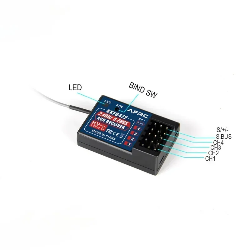 AFRC RXF0472 Compatible Receiver Suitable for Futaba 4PX 7PX 4PV 3PV Etc S_FHSS System. Fubaba S-FHSS / TM-FH RF Module